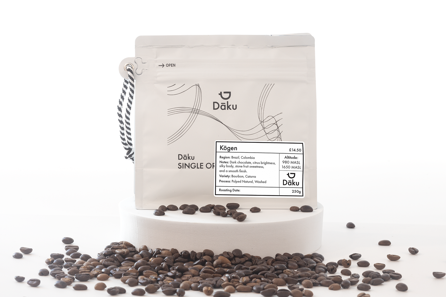 Dāku Kōgen Blend 250g coffee bag