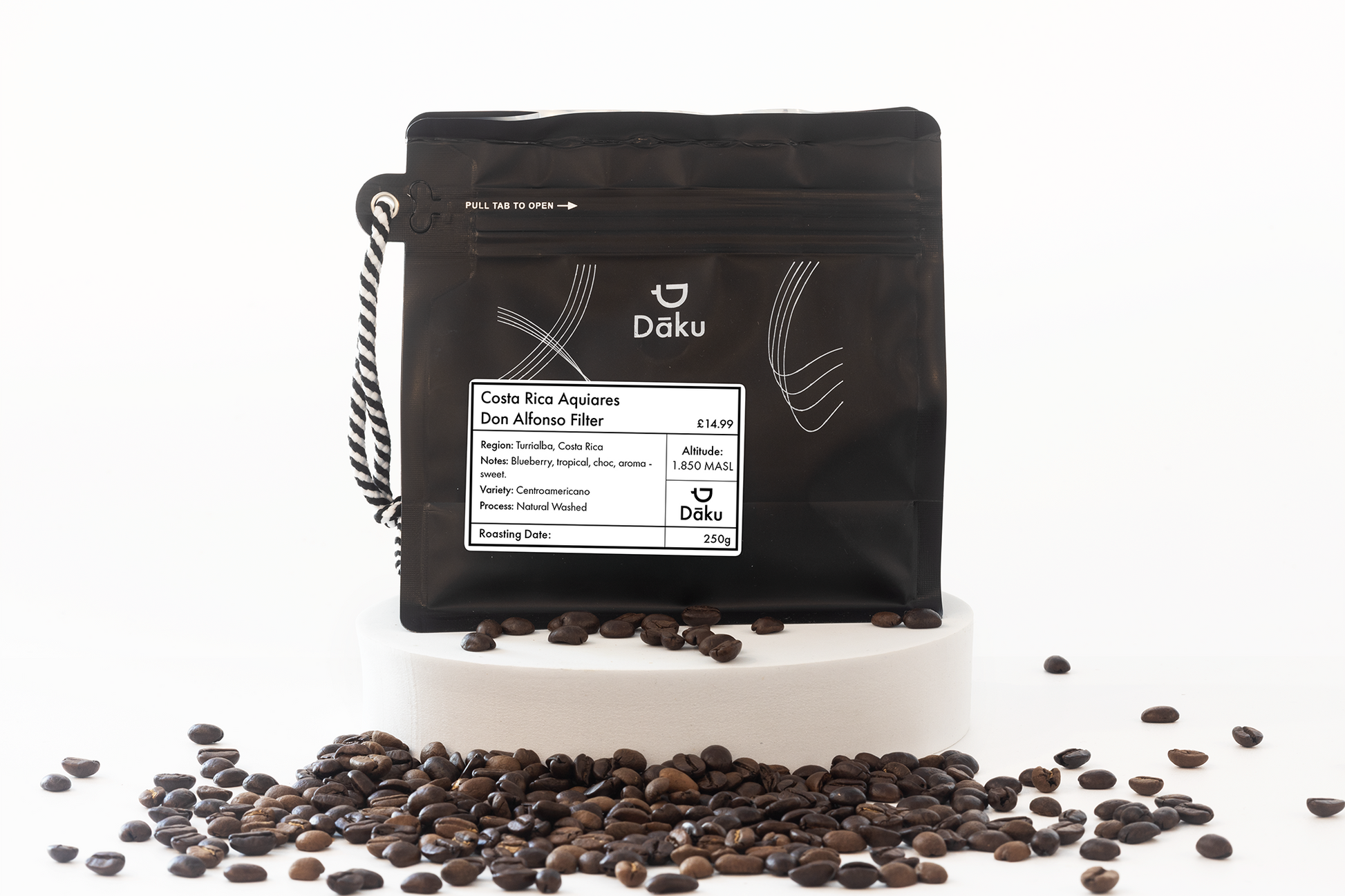Costa Rica Aquiares filter coffee 250g bag — Dāku