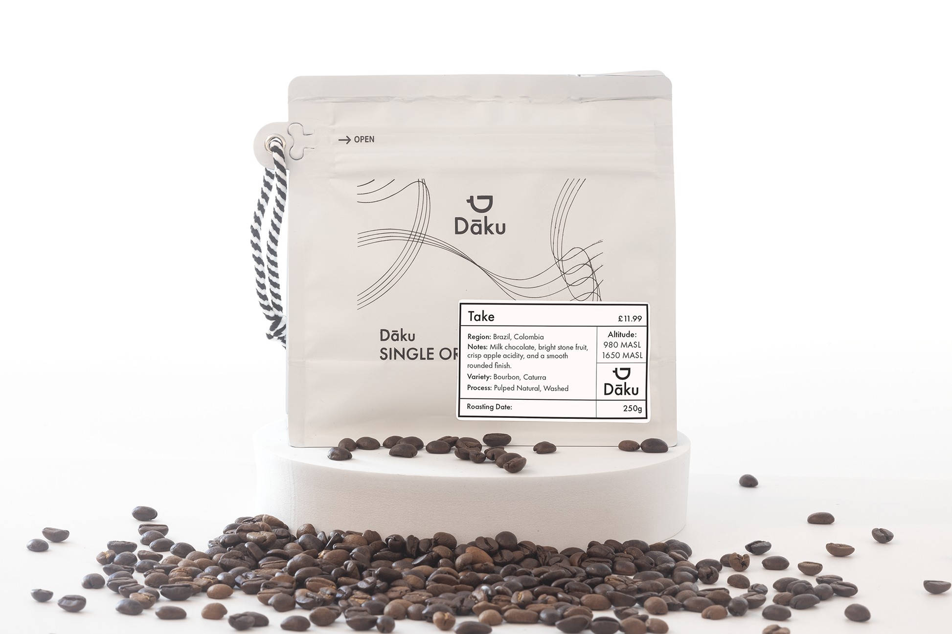 Dāku Take Blend 250g coffee bag