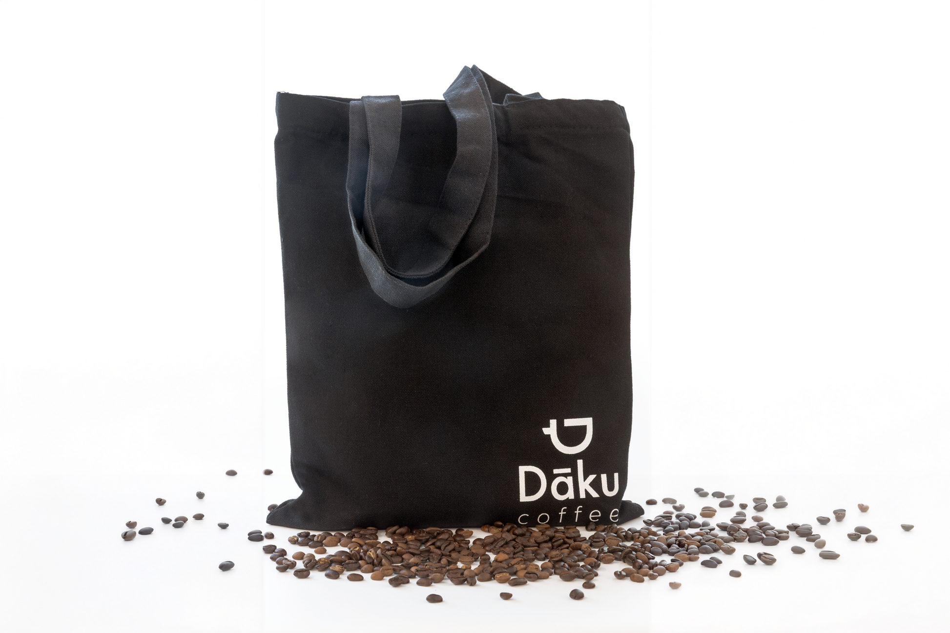 Dāku reusable cotton coffee tote bag