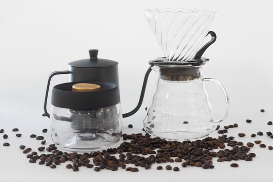 Dāku pour-over coffee set — kettle, server and dripper